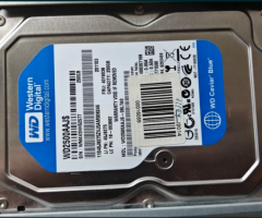 Твърд диск WD Blue 250GB (3.5", SATA III, 7200 RPM) – За Настолен Компютър